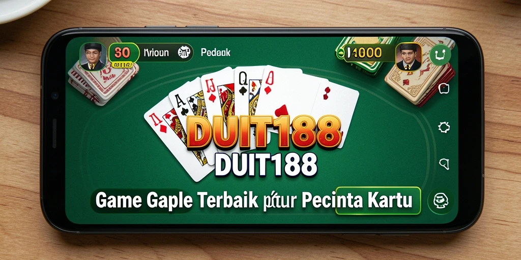 Tampilan gameplay Gaple yang menarik di DUIT188.