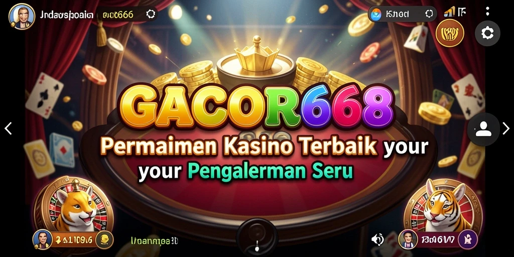 Screenshot GACOR668 menampilkan permainan Kasino yang menarik dan interaktif.