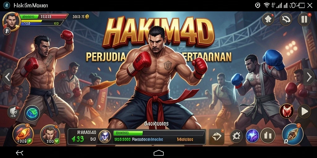 Tampilkan aksi seru dalam pertarungan HAKIM4D.