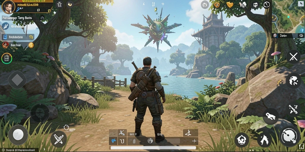 Gameplay MEGAIDR yang menakjubkan dalam dunia terbuka.