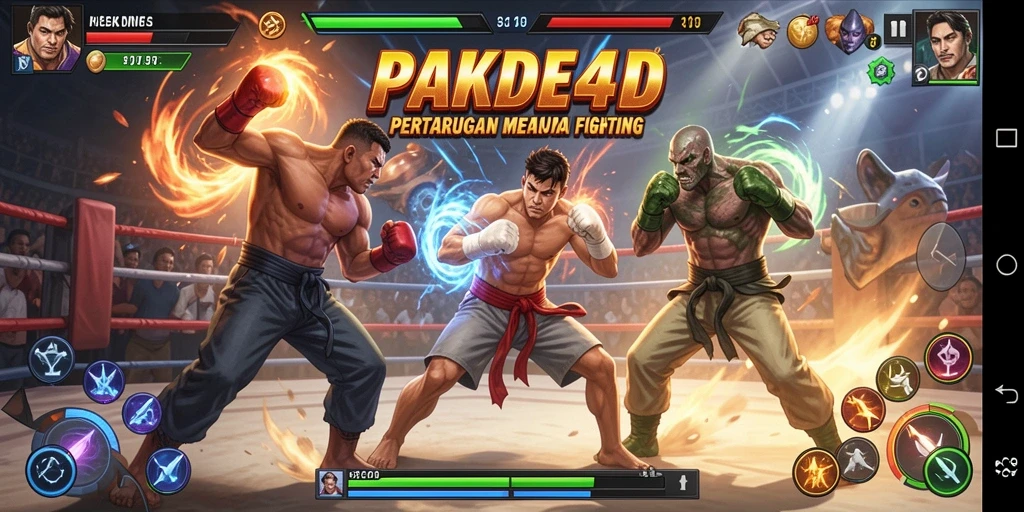 Tampilan seru pertarungan dalam PAKDE4D yang menegangkan.