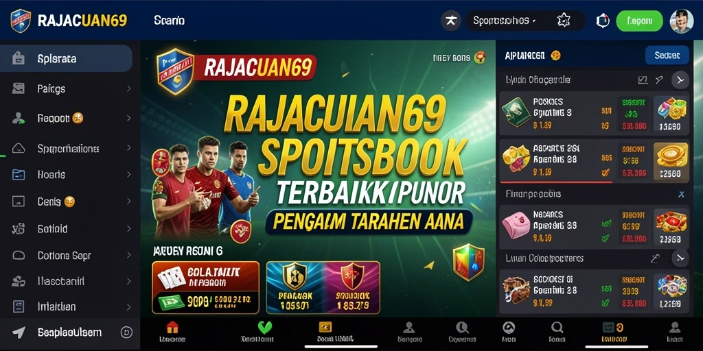 Tampilan gameplay menarik dengan berbagai pilihan taruhan olahraga.